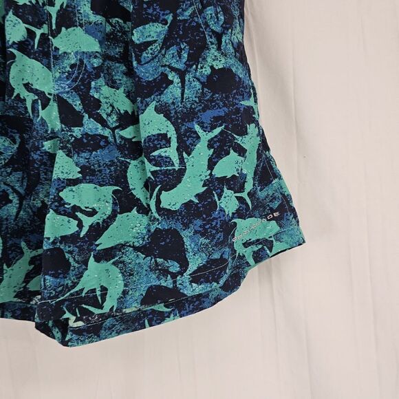 Columbia Mens S Small Swim Trunks Blue Board Shorts Super Backcast Water - Picture 2 of 8